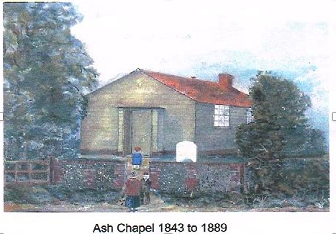 Ash Chapel 1843 to 1889